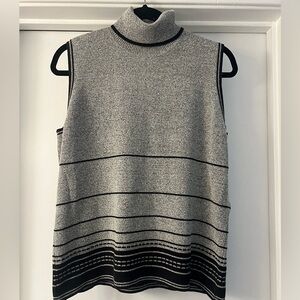 Emma James Turtleneck Sleeveless Sweater